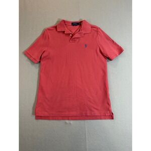 Polo Ralph Lauren Mens Classic Fit Polo Shirt Pink Blue Pony Small SP